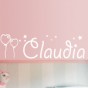 Vinilos infantiles Nombres - Claudia