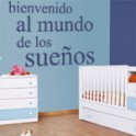 vinilos decorativos textos El mundo de los sueños