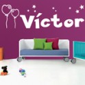 vinilos decorativos Nombre Víctor