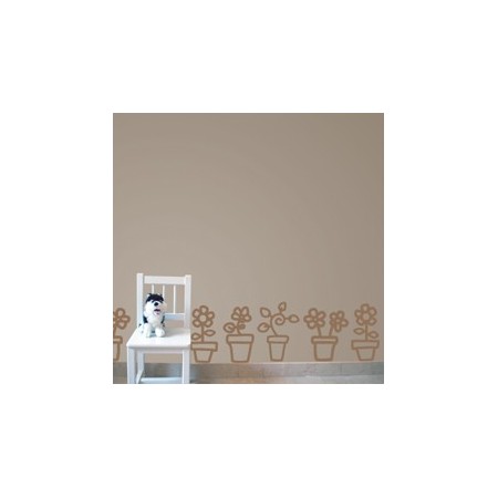 vinilos decorativos de Macetas y flores