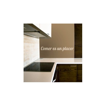 vinilos cocinas Comer es un placer
