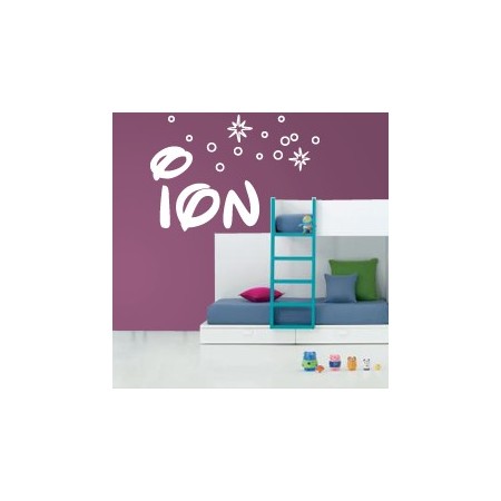 vinilos decorativos Nombre Ion