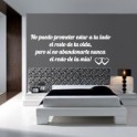 vinilos decorativos Frase con corazones