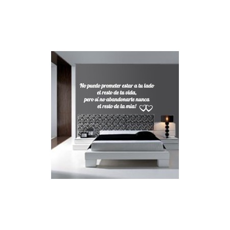 vinilos decorativos Frase con corazones