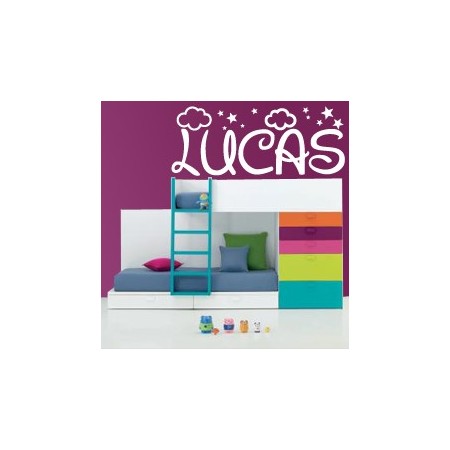 vinilos decorativos Nombre Lucas