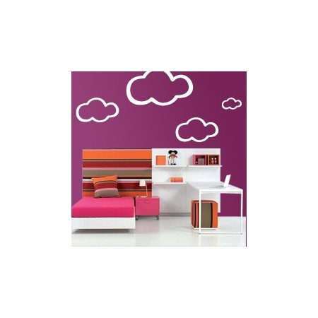 Vinilos infantiles de nubes
