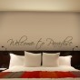 vinilos de texto Welcome to Paradise