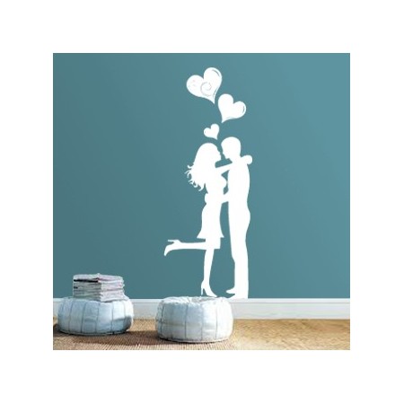 vinilos decorativos Pareja enamorados