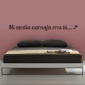vinilos decorativos Media Naranja