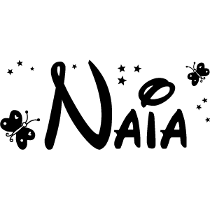 Vinilos Nombre Naia