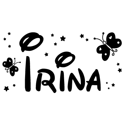 Vinilos Nombre Irina