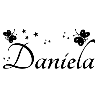 Vinilo nombre Daniela