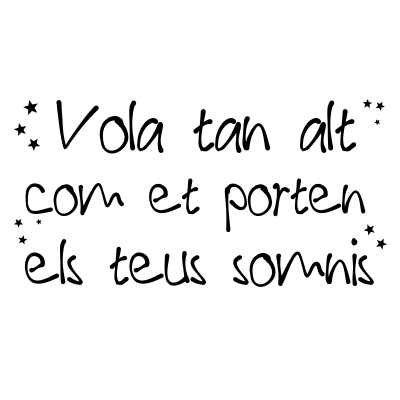 Vinilos Vola tan alt...