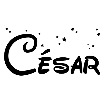 Vinilo nombre César