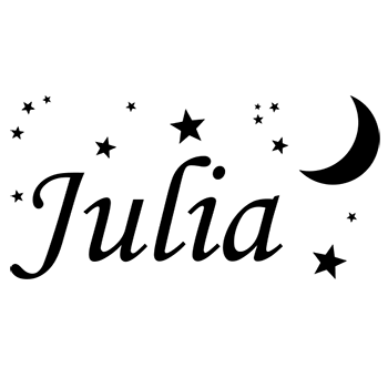 Vinilo nombre Julia