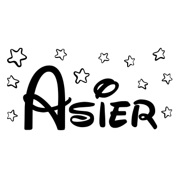 Vinilo nombre Asier