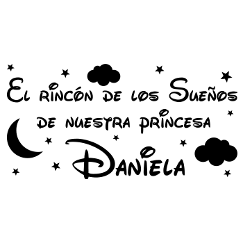 Vinilos El Rincón de los Sueños de nuestra princesa Daniela