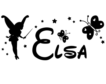 Vinilos Hada Elsa