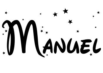 Vinilos nombre Manuel
