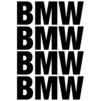 Vinilo BMW