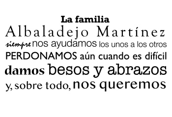 Vinilo personalizado Familia