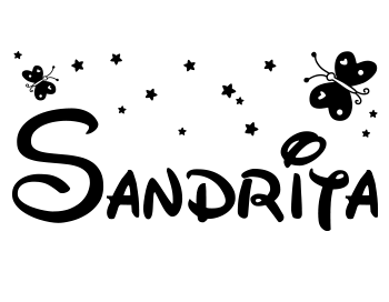 Vinilo nombre Sandrita