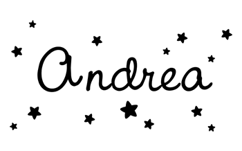 Vinilos nombre Andrea