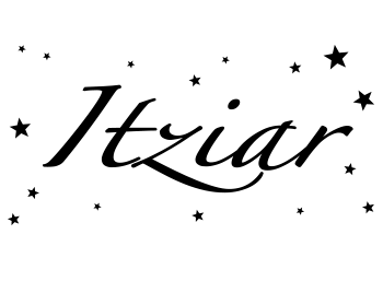 Vinilos nombre Itziar