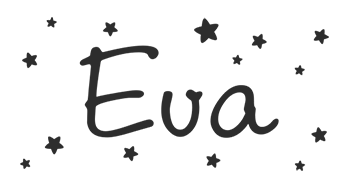 Vinilos nombre Eva
