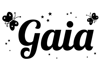 Vinilos Nombre Gaia