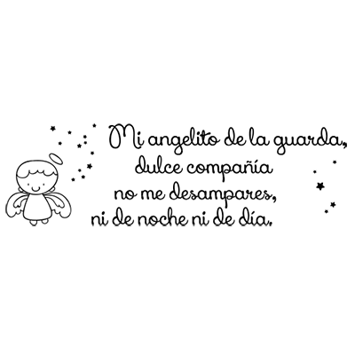 Vinilos Angelito de la Guarda