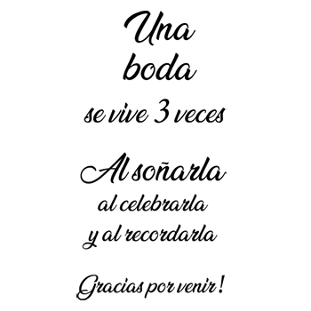 Vinilos boda