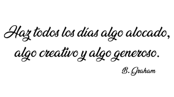 Vinilo Haz todos los días...