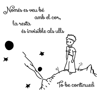 Vinilo Principito en catalán