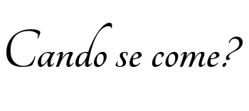 Vinilos en gallego Cando se come?