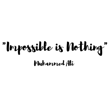 Vinilos Frase Muhammed Alí