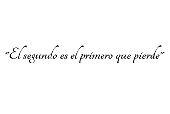 Vinilos frase El Segundo...