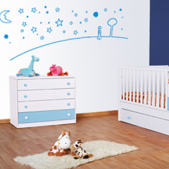 Vinilos cielo y estrellas