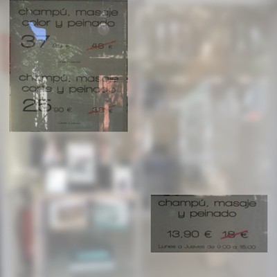 Vinilos Escaparate + Colocación