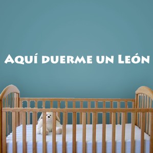 1176 Vinilos Frase León