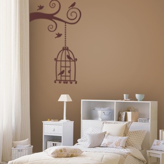 Vinilos jaula en rama