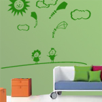 Vinilos Infantiles cometas