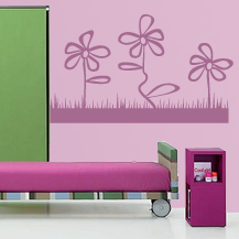 Vinilos flores Infantiles 02