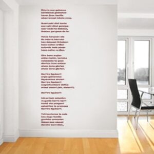 Poema en Euskera