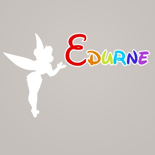 Nombre Edurne en color