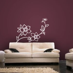 Pegatinas Flor decorativa