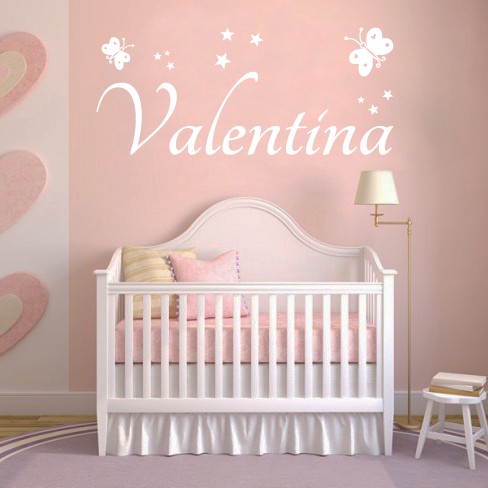 1490 Pegatinas Nombre Valentina