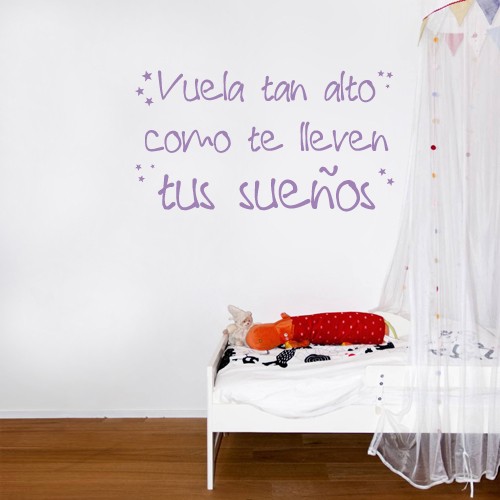 1497 Vinilos frase vuela