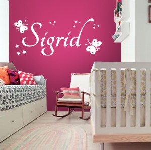 1604 Vinilos Nombre Sigrid