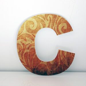 Letra Decorativa C